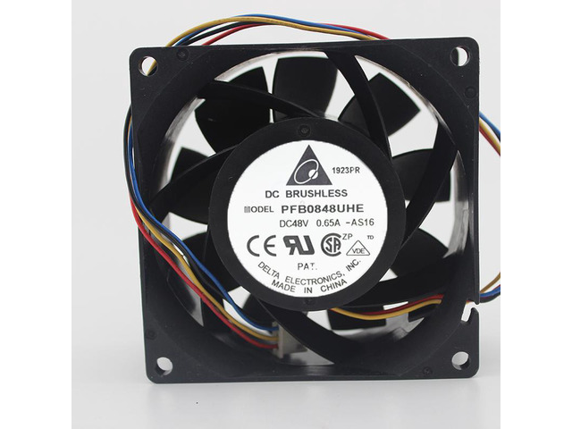 IP55 Waterproof cooling fan for delta PFB0848UHE 8CM 8038 48V 0.65A pwm wind capacity cooling fan 80*80*38mm 7500RPM 107.3CFM