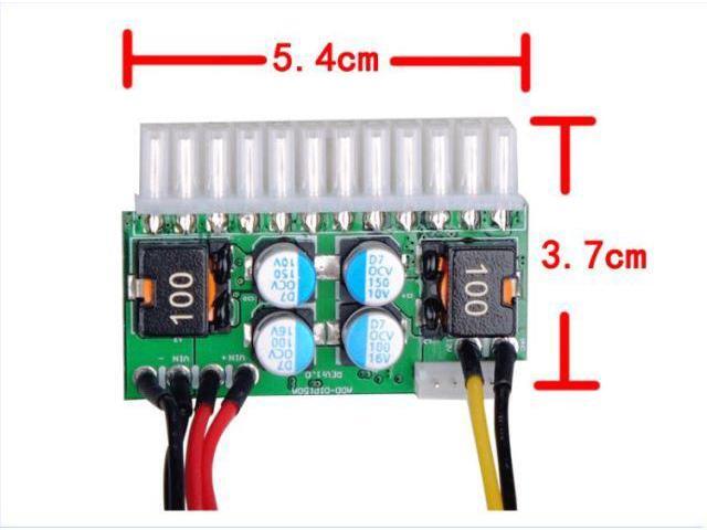 ITX small chassis DC-ATX line power board 150W DC-DC power board Plus adapter power kit