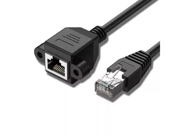Pure copper RJ45 network cable extension cable and extension cable RJ45 male to female computer gigabit network connection cable(2M)(RJ45 8P 5PCS)