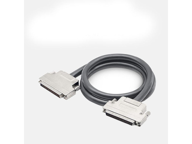 SCSI68 pin connection cable db68 pin male to male connection cable DB68 core all copper data cable for pin SCSI cable(3M)(DB68 M TO M 1PCS)