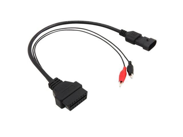 OBD II 16P to 3P automotive diagnostic connection line automotive detection line adapter line(OBD F TO 3PIN 1PCS)