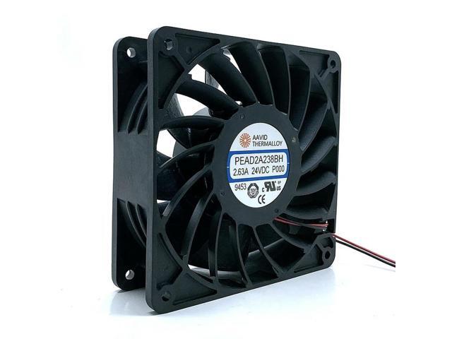 FOR 12038 120mm 12cm DC 24V Cooling Fan,PEAD2A238BH 2.63A High Speed Airflow Powerful Strong Server Inverter Fans