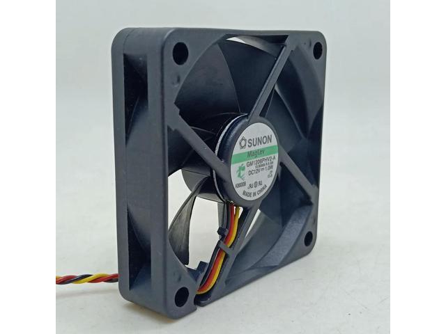 FOR For GM1206PHV2-A DC12V 1.0W 60x60x15MM 60mm Silent quiet 6cm 3Lines Signal Cooling fan