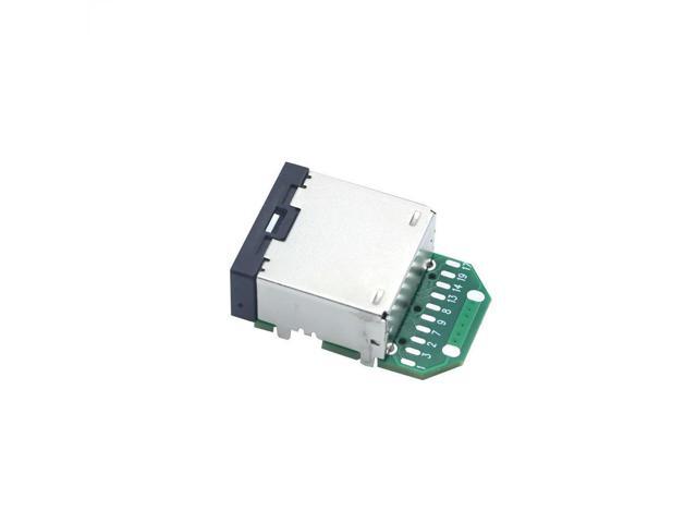 FOR 2PCS/LOT HDMI E TYPE 19Pin female connector 90 degrees with PCB board Finished wire harness production HD connector