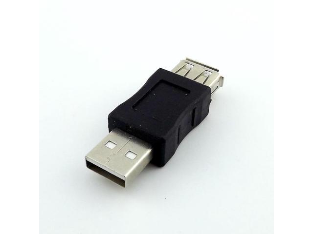 FOR 1Pcs USB 2.0 A Male Plug To USB Female Jack Adapter Converter Connector Gender Change