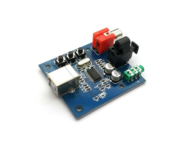 FOR PCM2704 USB DAC To S/PDIF Sound Card Decoder Board 3.5mm Analog Output F/PC
