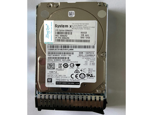 OIAGLH For 00NA252 00NA251 00NA255 900G 2.5 10K SAS 12GB 10k SAS server