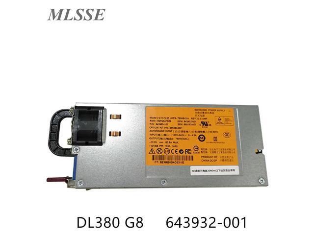 For DL380 G8 750W Server Power Supply DPS-750AB-3 A 643932-001 643955-201 660183-001 656363-B21 Tested