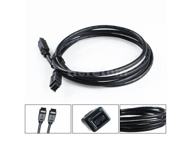 FOR 6FT 800 CABLE 9 PIN to 9 PIN IEEE 1394B 6' FT 9P-9P Male to Male 1394B