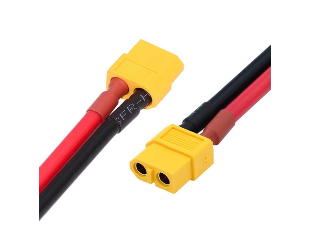 FOR XT60 Male to Female 12AWG Extension Cable Connector for RC Portable Power Station Solar Panel