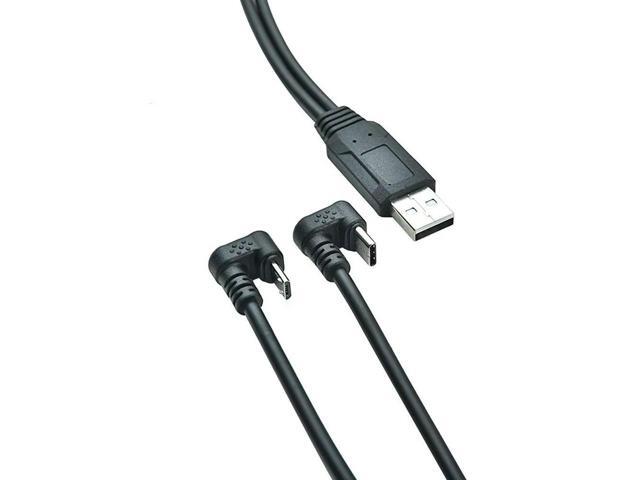 FOR Micro TYPE C male micro5p male Splitter For Mobile phone tablet computer data U-shaped charging cable