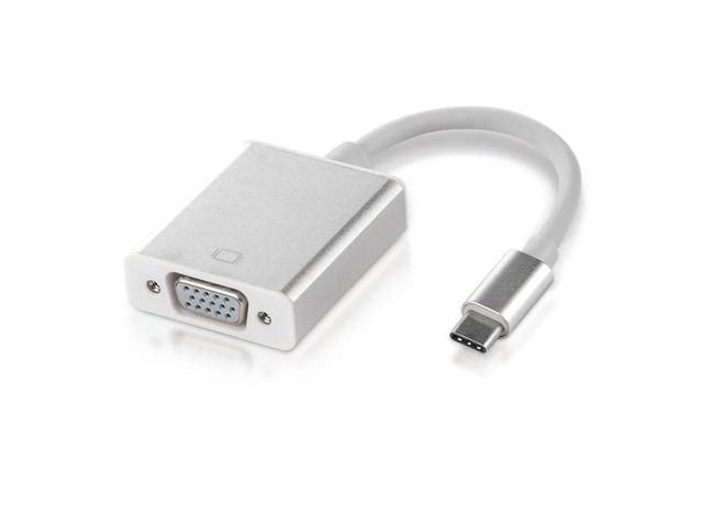 FOR USB C Type C USB-C To VGA Adapter Cable 10Gbps for 12 Inch Chromebook Pixel 950XL