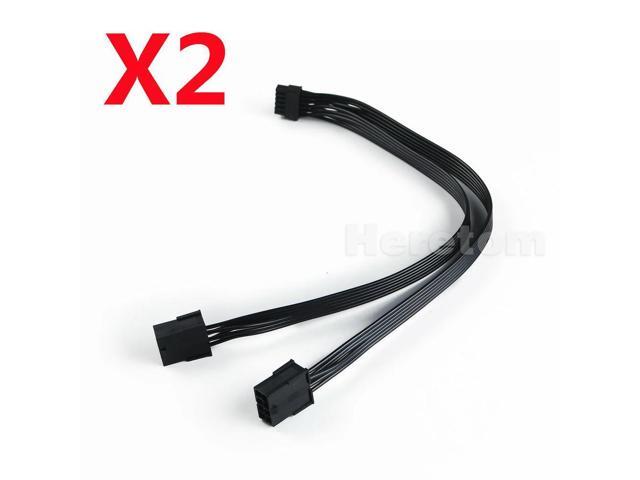 FOR 2PCS Dual PCIE 8Pin Female to Mini 12Pin Male GPU Power Adapter Cable for RTX3070/3080/3090 GPU Graphic