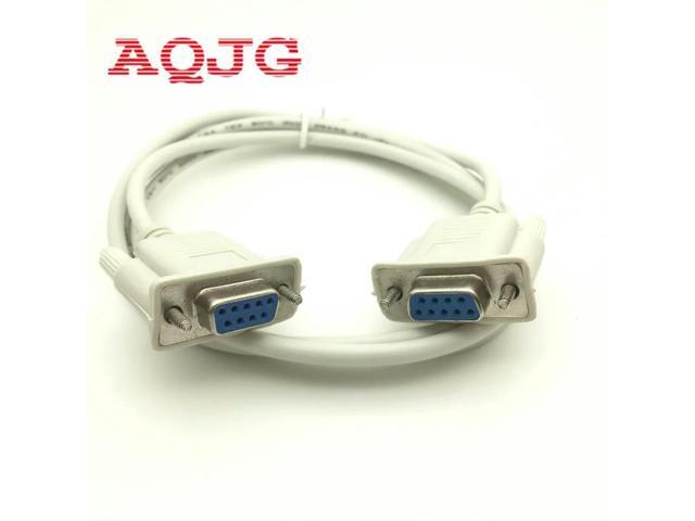 FOR 1.5M Serial RS232 9 Pin Female To Female DB9 9-Pin PC Converter Extension Cable Computer Cord 5M Com