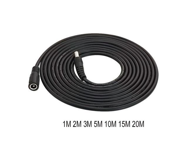 FOR 12V Extension Cable Cord DC 5.5mm x 2.1mm Male Female Power Cord DC Connector 5.5*2.1mm for System LED Strip Lights