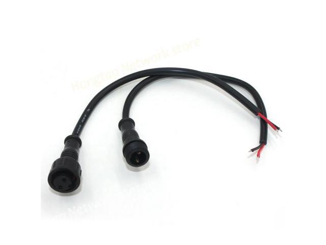FOR 2 3 4 pin DC male female connector power 3A Cable Copper Wire waterproof IP65 Plug for LED Strip light diy car repair s1