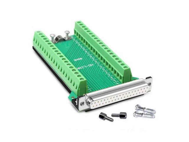 FOR DB37 Female/Male Connector D-SUB 37 Pin Port Terminal Breakout Connector Solder- Adapter Terminal Connectors for DB Cable