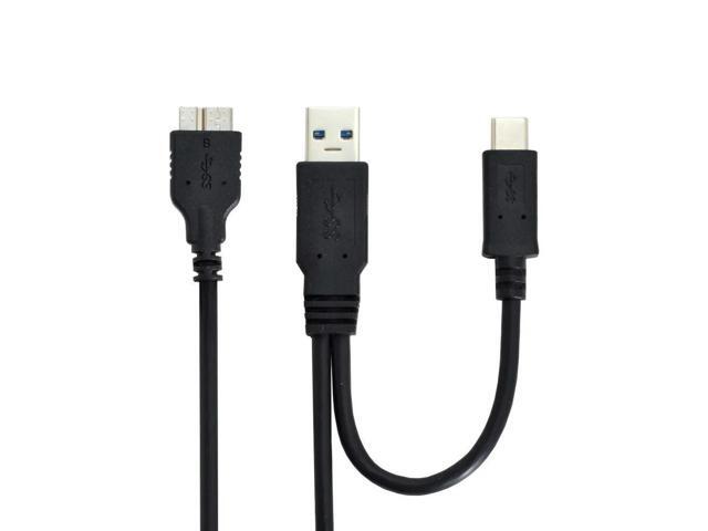 FOR USB-C USB 3.1 Type-C USB3.0 Type-A Host to Micro USB 3.0 Target Data Cable for Disk