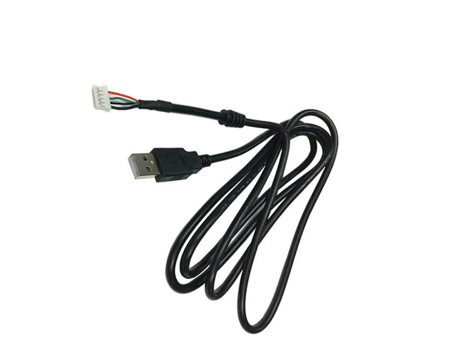 FOR Usb a Male with 5 Pin Connector Ph 5-pin to UsB2.0 Plug Cable Custom Service Black Gold-plated Standard