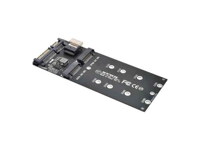 FOR SATA for Adapter SFF-8654 to M.2 U2 Kit NGFF M-Key to Slimline SAS NVME PCIe SSD SATA SSD for Adapter for Mainboard