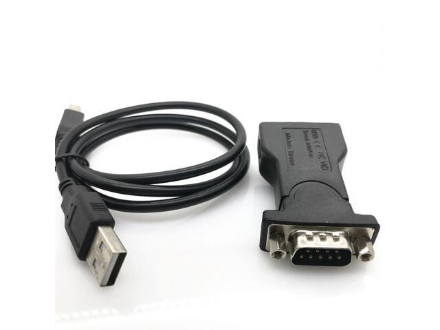 FOR USB to RS232 Serial Port Adapter Connector 9-Pin DB9 Serial COM Port Adapter Converter Cable