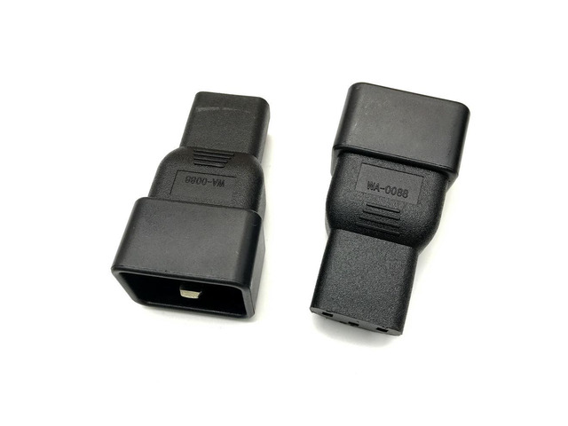 FOR IEC 320 3Pin C13 to C20 d adapter C13 to C20 Male AC Plug convert Power Supply adapter IEC PLUG Converter Adapter