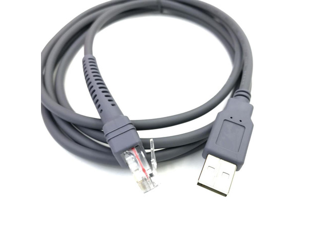 FOR USB to RJ48 RJ50 Scanner data cable for LS2208 LS1203 LS2208/AP LS4008I LS7808 DS3400 for 2m