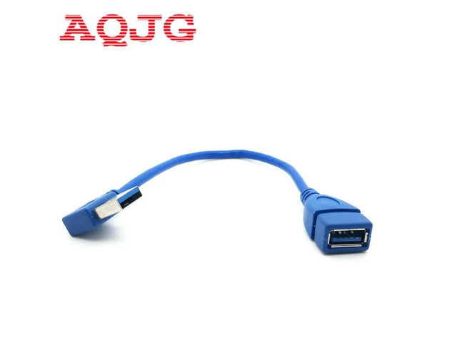 FOR Usb3.0 Male to female connector 90 Right Left UP down 30cm Transmission Cable Extension Convertor M/F