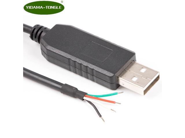 USB to TTL UART cable 3.3V TTL To Wire end 1.8 meter Serial Adapter Converter CP2102 Silab chip Wire No Connector end Cable