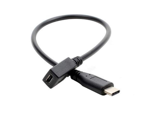Hot sale USB Type-c male to Micro USB FEMale OTG Connector Cable Adapter Dropshipping 30cm