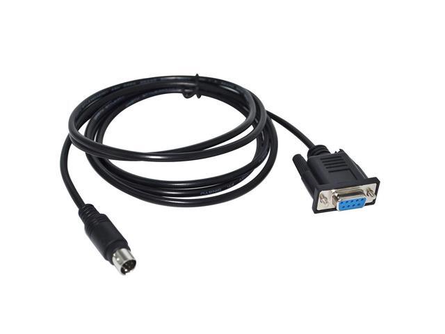RS422 INTERFACE DB9 D-SUB 9PIN TO MINI DIN 8P MD8 MALE OPERATING UNIT CONNECT TO ELECTRIC 6XV1440-2P CABLE (DB9 F TO MD8) Cable length:(1.8M)