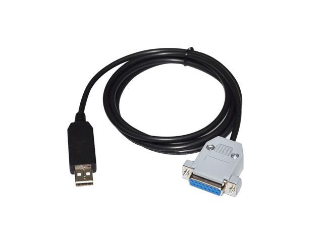 FT232RL CHIP USB TO RS485 D-SUB 15-PIN DB15 FEMALE ADAPTER COMMUNICATION CABLE FOR BROOKS MASS FLOW METERS SLA5800 SERIES Cable length:5M