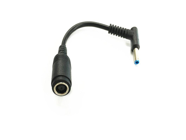7.4*5.0 Female To 4.5*3.0 Elbow 7.4 To 4.5 Suitable for H-P D-ell Blue Tips Power Adapter Cable 13 Cm Adapter Connector Cable(1pcs)