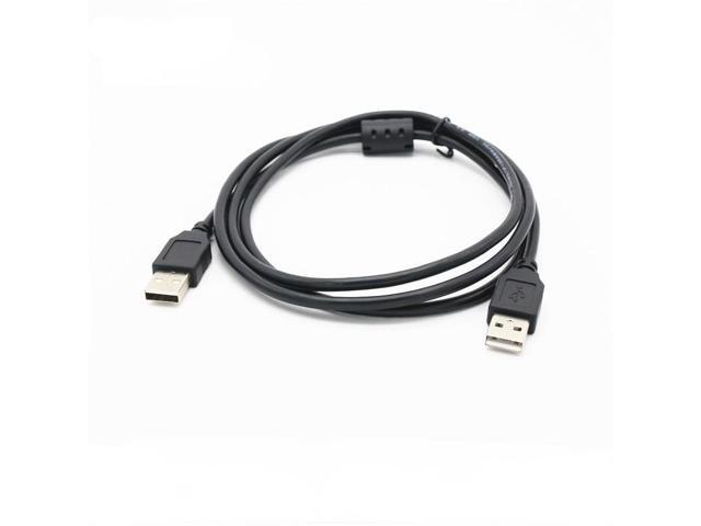 Double-headed Usb2.0 Data Cable USB2.0 Male-to-male-to-copy Wire Two-headed Usb Charging Cable Double-male USB Cable(30cm)