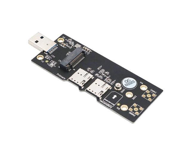 Ngff(M.2) To Usb 3.0 Adapter With Dual Nano Sim Card Slot For 3G/4G/5G Module