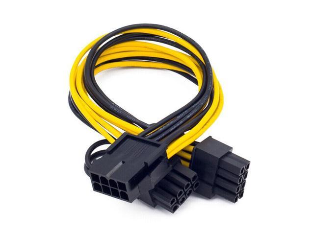 5 Pack EPS CPU 12V 8 Pin to Dual 8 6+2 Pin PCIE Adapter Power Supply Cable