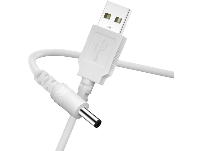 USB Cable to DC 3.5*1.35MM for LED Night Light Baby Kids Lamp Moon Sky Projector Rotating Night Light USB Charger Cable