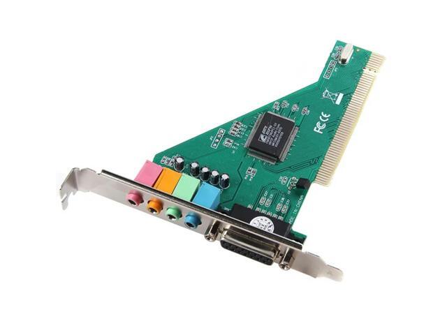FOR 4 Channel 5.1 Surround 3D PC PCI Sound Audio Card w/Game MIDI Port Sound Card