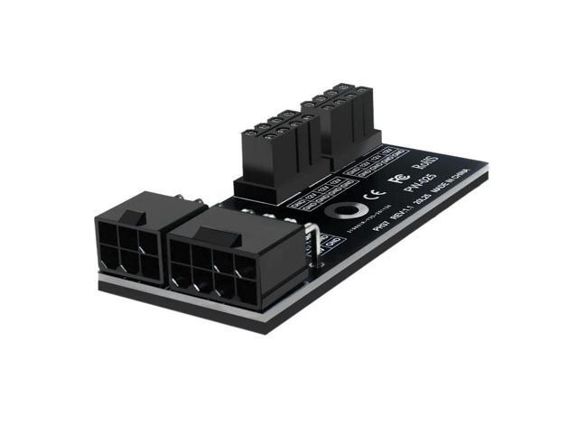 FOR 2Pcs/lot 8+8 power supply adapter GPU NCard ACard Power Supply Steering Joint for Graphics Card