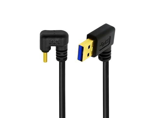 FOR Right Angled USB-C Power Data Cable 5Gbps Opposite U Shape Back Angled USB3.0 Type-A to Type C USB-C Male to Male