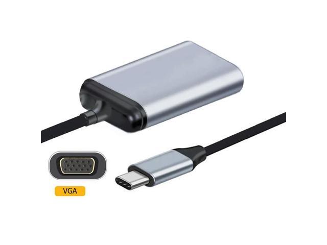 FOR USB-C USB-C Type C to VGA Cable Monitor for Adapter 1080p 60hz for Tablet Phone Laptop