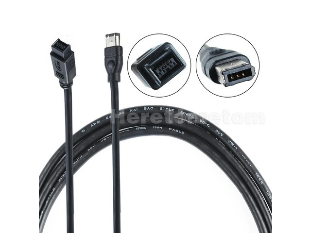 FOR 800 to 400 IEEE-1394 cables 9 pin to 6 pin IEEE 1394 data sync Cable 9pin to 6pin for macs