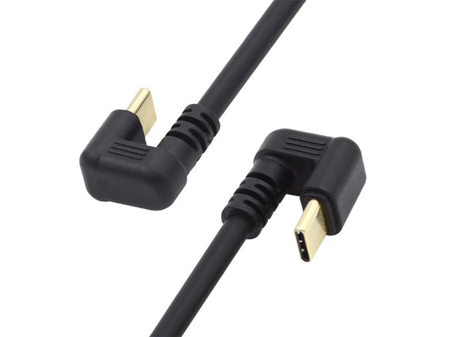 FOR Male to Male 10Gbps for NS Switch Phone Laptop USB3.0 Type C Power Data Video Cable USB-C Opposite U Shape Back Angled