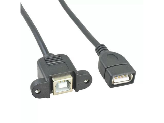 FOR USB female to print bus USB A female -B female tape ear connection wire Panel wire USB BF/AF 0.5m