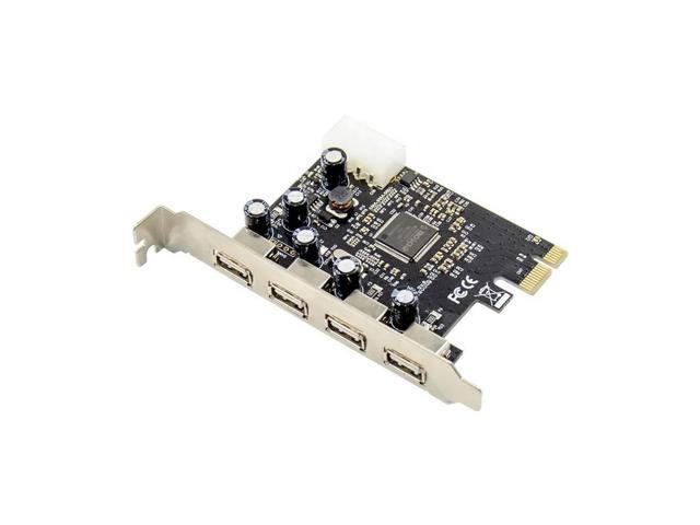FOR PCI-E To 4 Port USB 2.0 Converter Card 4 Port USB 2.0 PCI Express Card PCIe USB 2.0 Host Controller Card MCS9990 Chipset