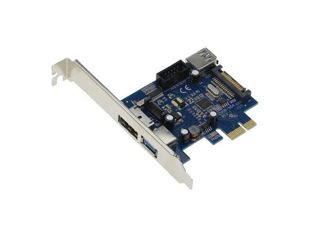 FOR External USB3.0 Port Power eSATA Port Internal USB 3.0 9pin USB Header PCIe Card With 15pin SATA Power Socket ( Renesas uP