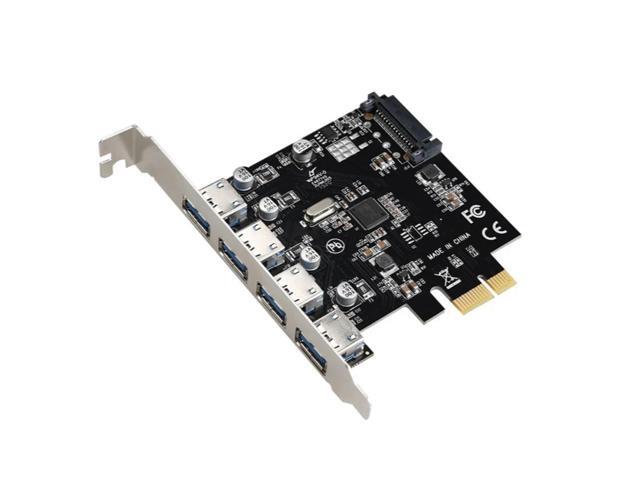 FOR Chip Fresco FL1100 USB 3.0 PCI-E Expansion Card Adapter PCI-E USB 3.0 4 port HUB Controller Card for Vista PC Laptop