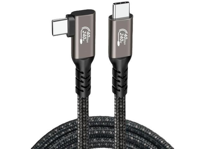 FOR USB4 Data Cable 90 Elbow Type 8k Projection Screen 40Gbps Transmission 240W fast capacity 4