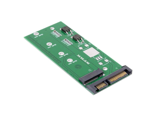 FOR M.2 NGFF PCI-E 2 Lane SSD to 7mm 2.5 SATA 22pin Hard Disk Case PCBA for X240S Y410P Y510P E431 E531