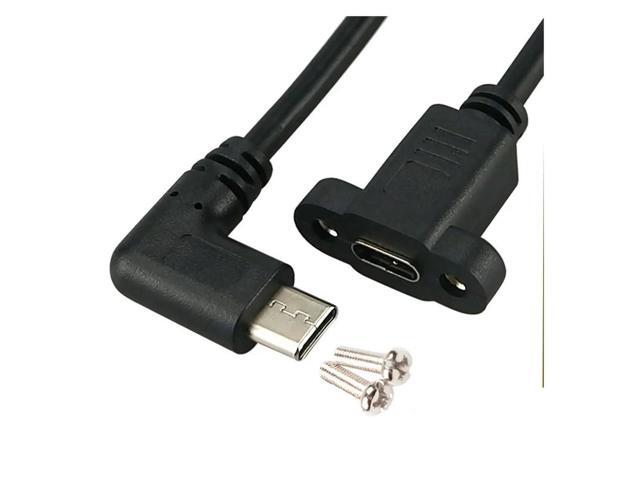 FOR USB 3.1 Type C Mini Usb Micro Usb2.0 Printer B With Panel Mount Screw USB C Male to Female Extending Wire Extender Data Cord